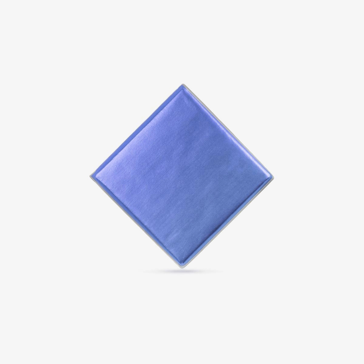 Sütlü Kakao Desenli Sargılı Mavi Kare Madlen  2,6Kg.