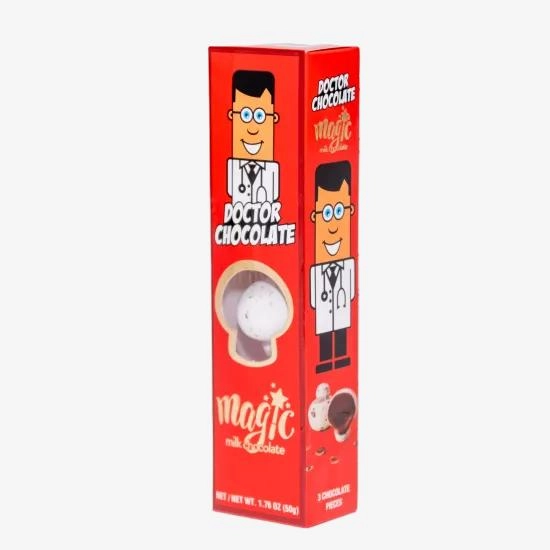 Dr. Chocolate 3’Lü Sütlü Mantar Draje  50Gr.