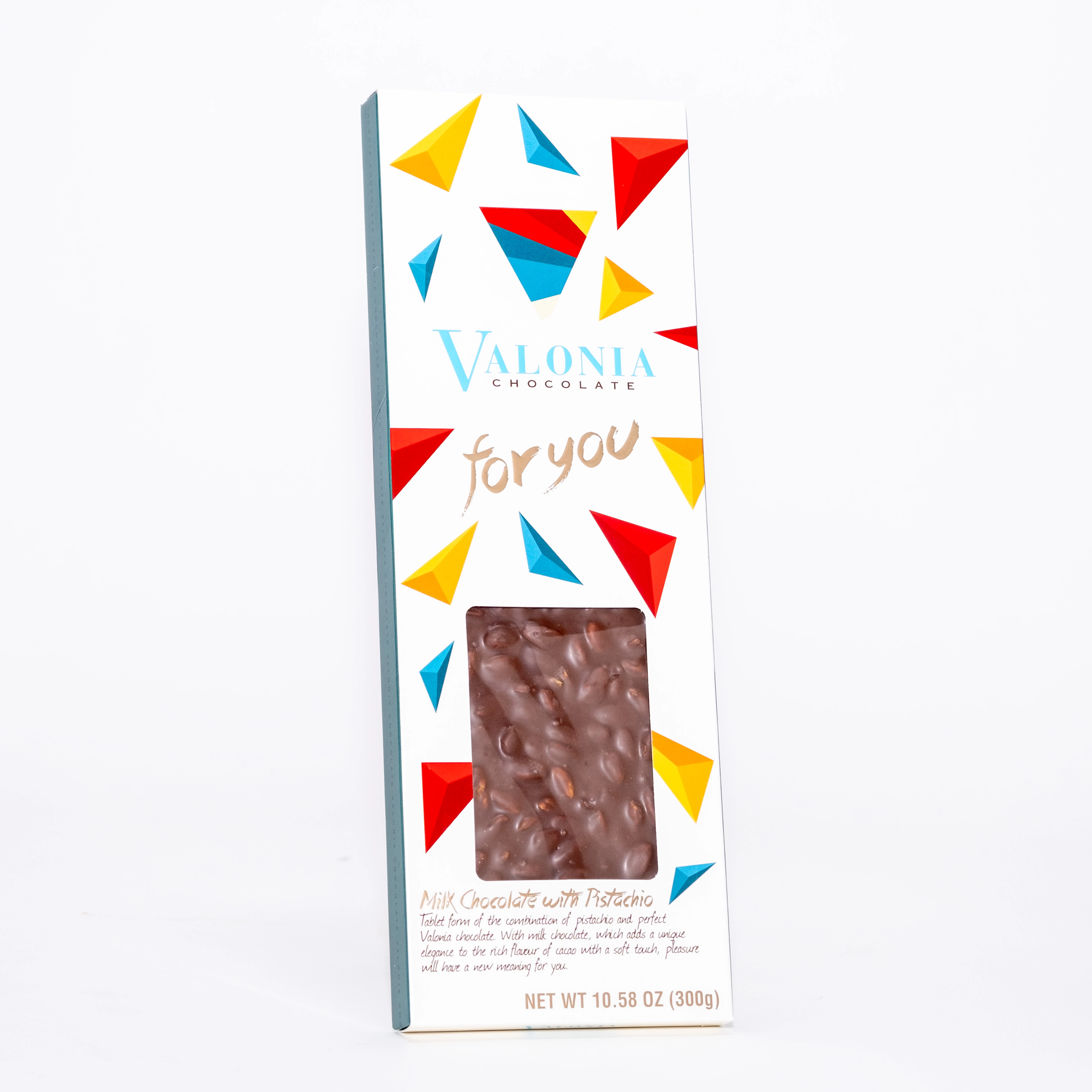 4U Sütlü Antep Fıstıklı Çikolata  300Gr.