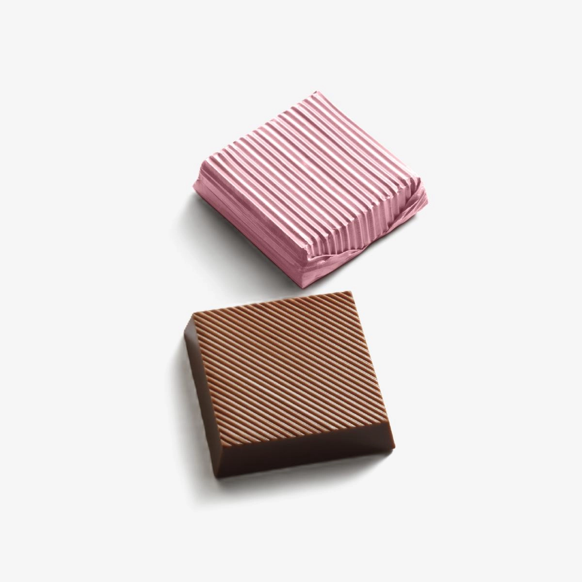 Kare Klasik Bebek Pembe  250Gr.