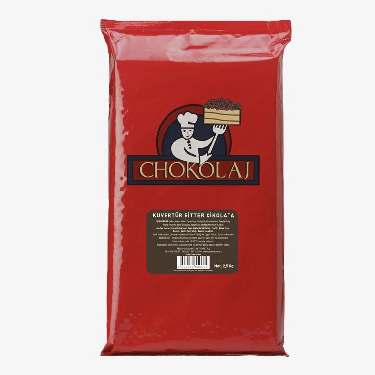 Chokolaj Bitter Kuvertür  2,5KG