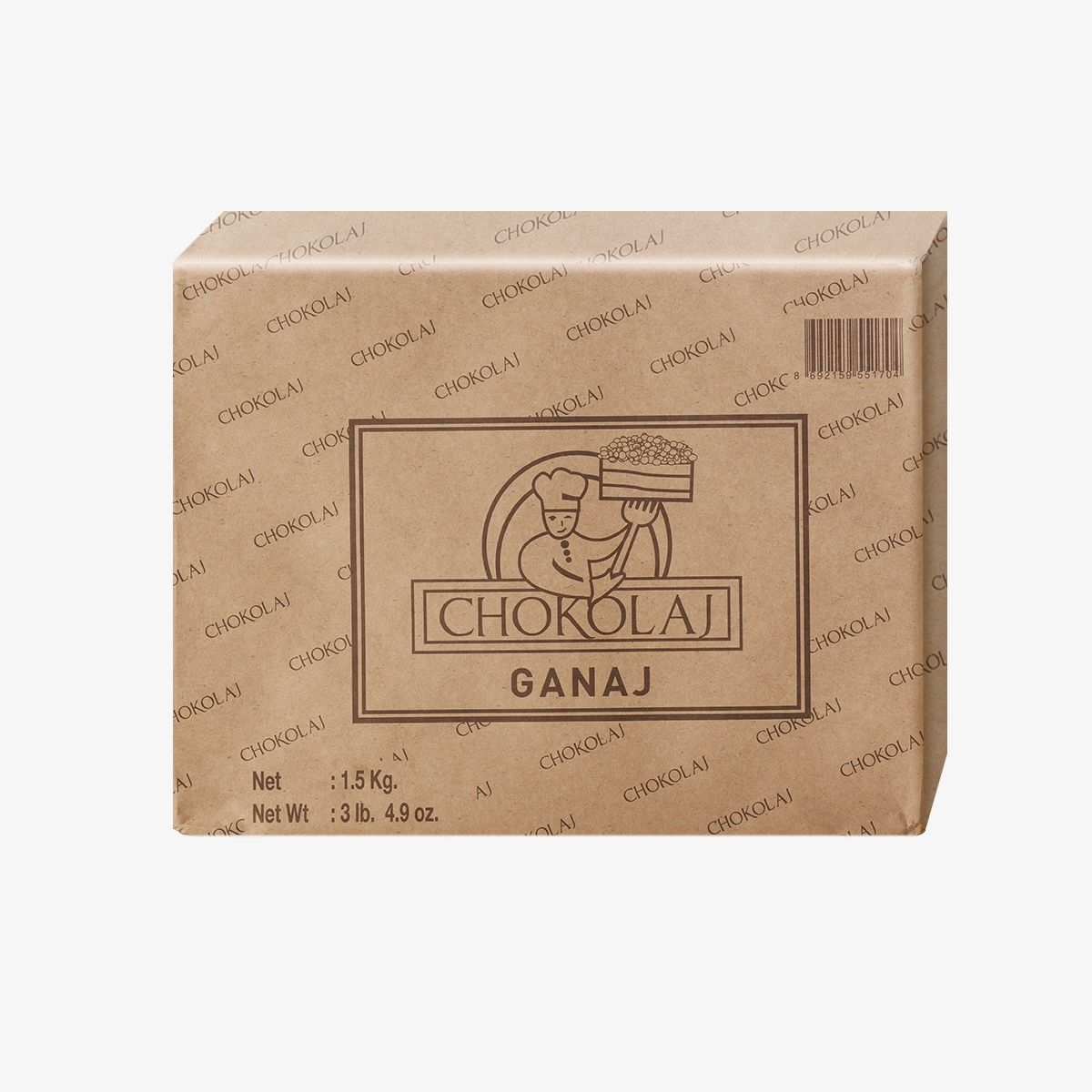 Chokolaj Sütlü Kokolin Ganaj 1,5KG