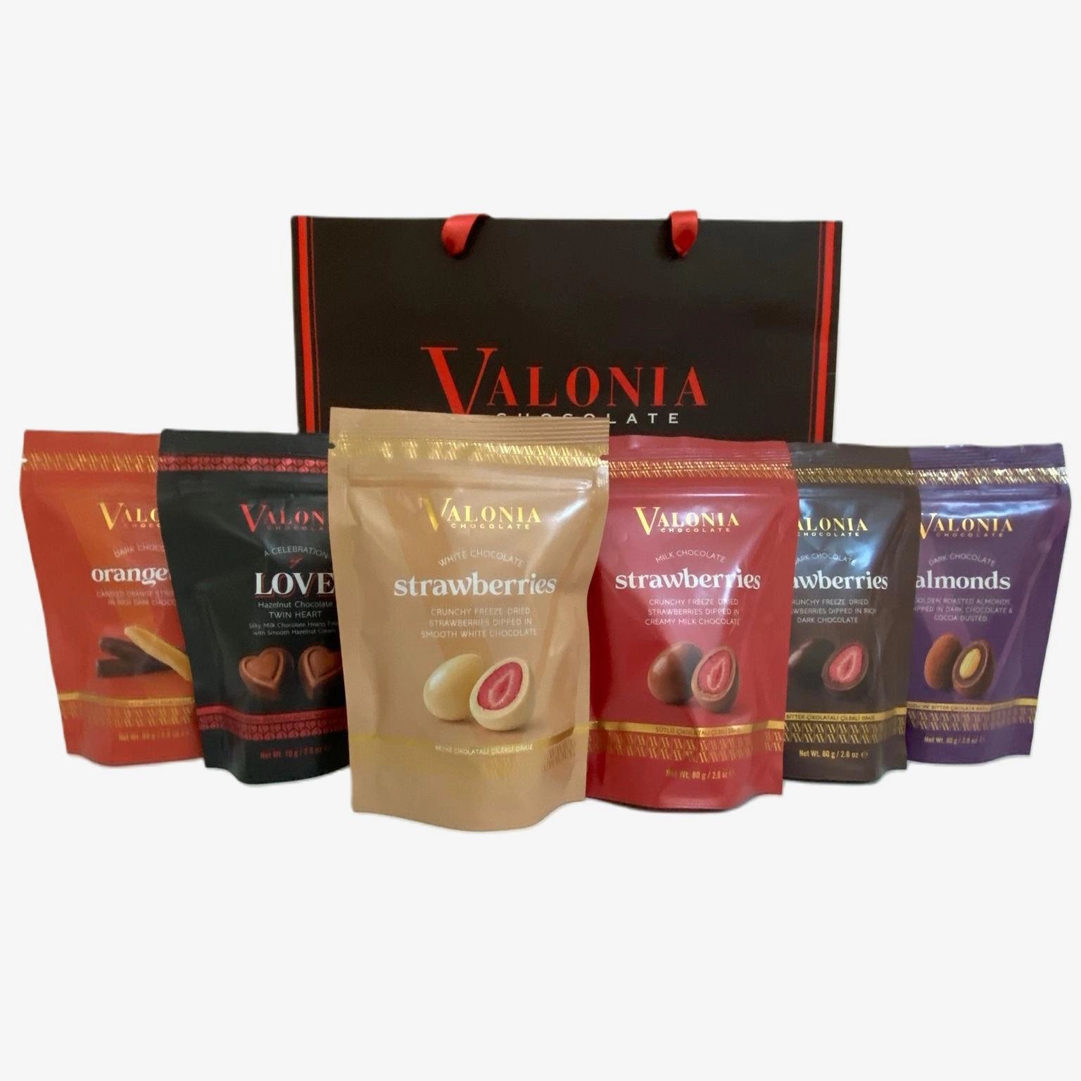 İkramlık çikolata paketleri 6’lı set 470 Gr.