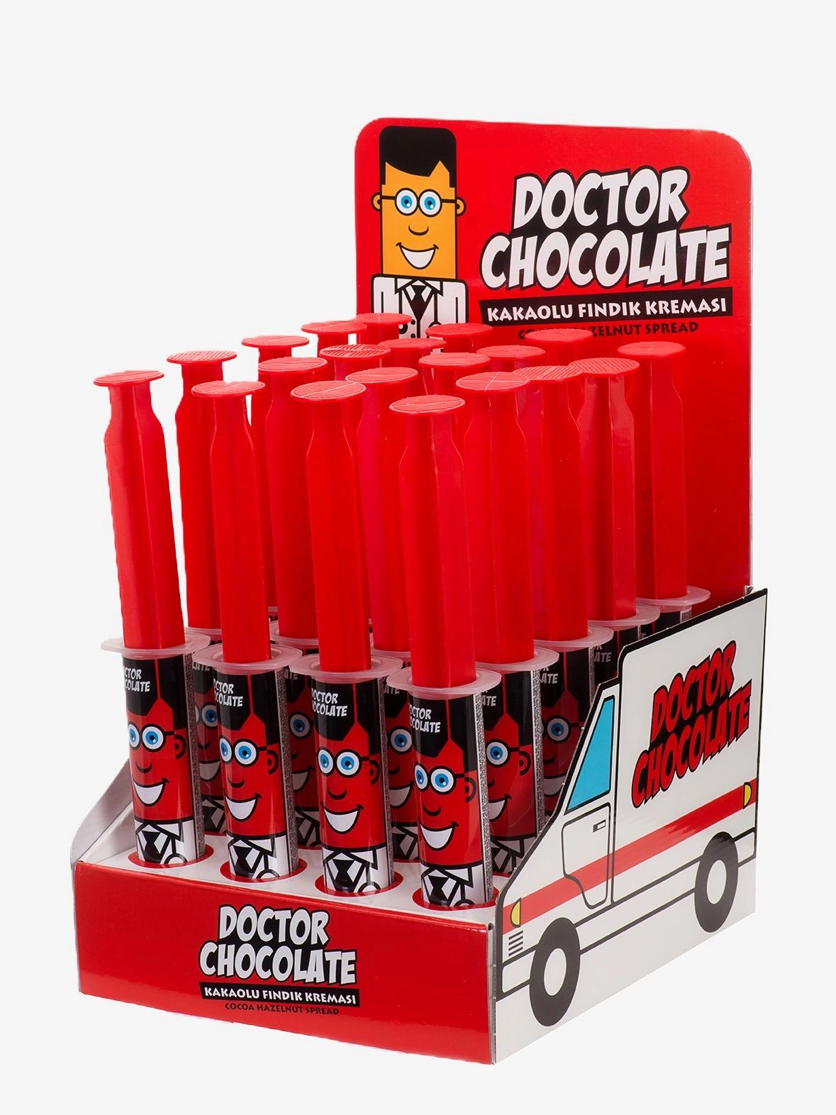 Dr. Chocalate Şırınga Kakaolu Fındık Krema  60Gr.  (1Adet)