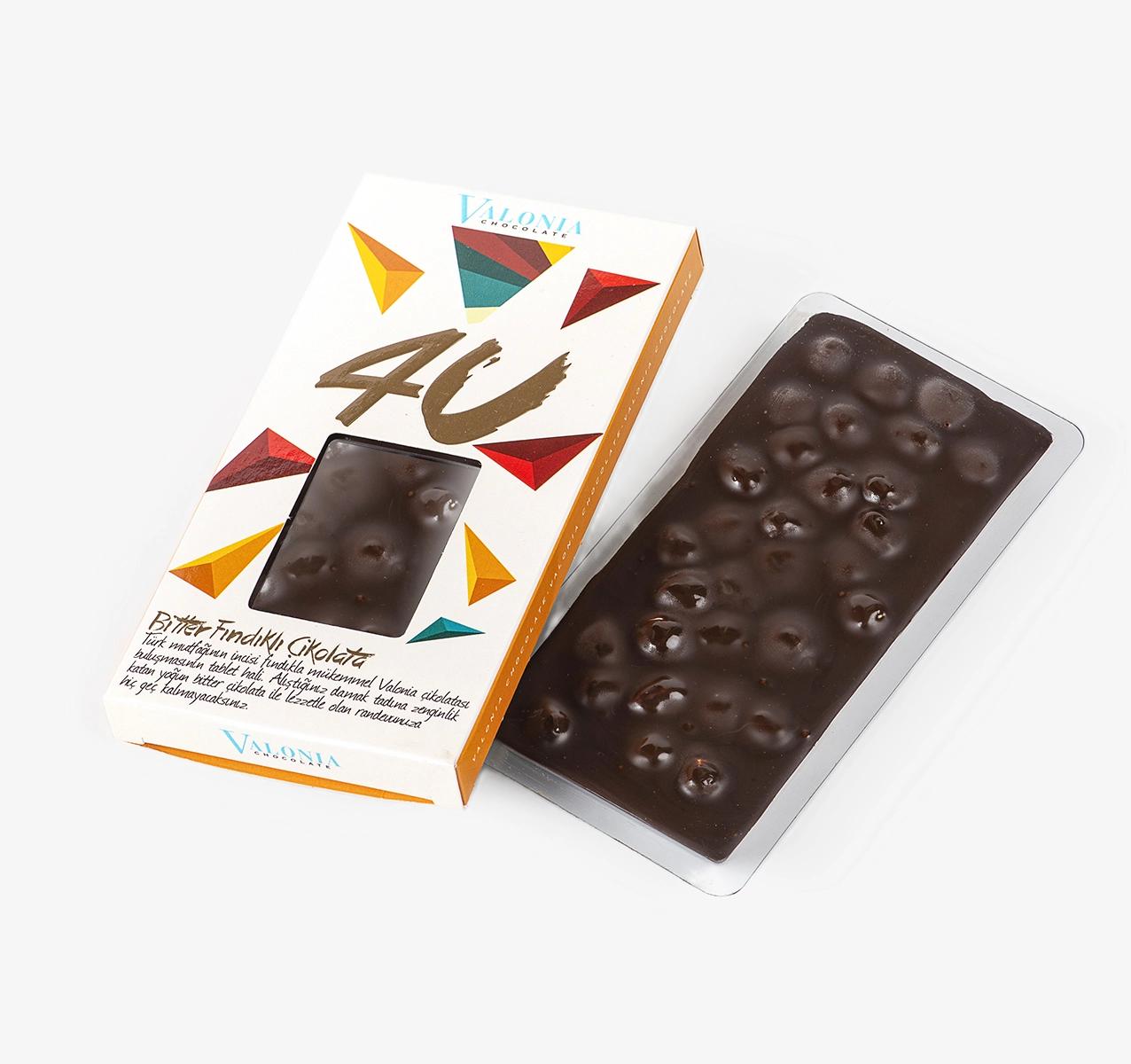 4U Bitter Fındıklı Çikolata  100Gr.