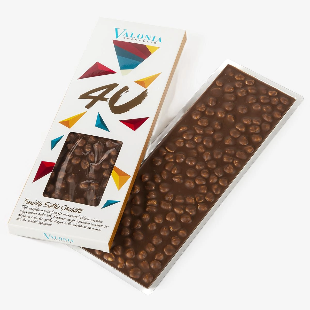 4U Sütlü Fındıklı Çikolata  300Gr.