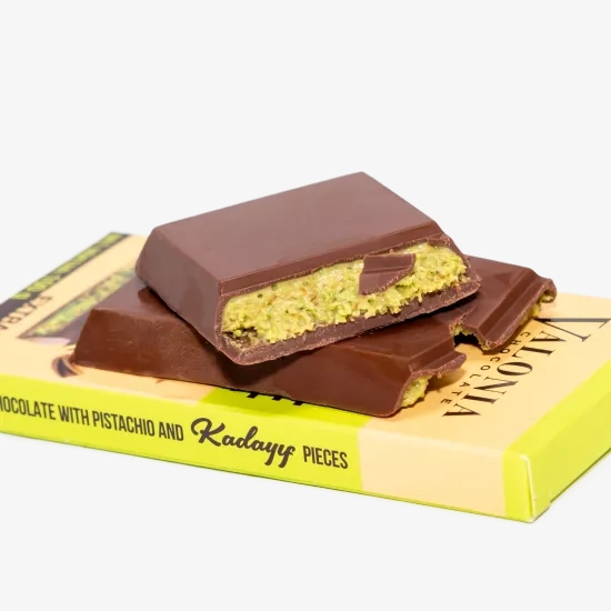 Antepfıstıklı Kadayıf Parç. Sütlü Tab.  100Gr.