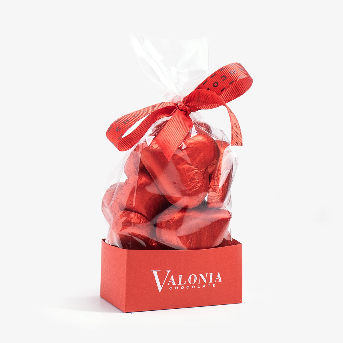 Desenli Kalp Kırmızı  250Gr.