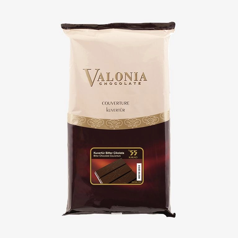 Bitter Kuvertür %55  2,5Kg.