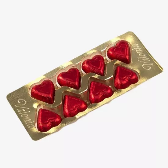 Valonia Milano Kırmızı Kalpler 600Gr.