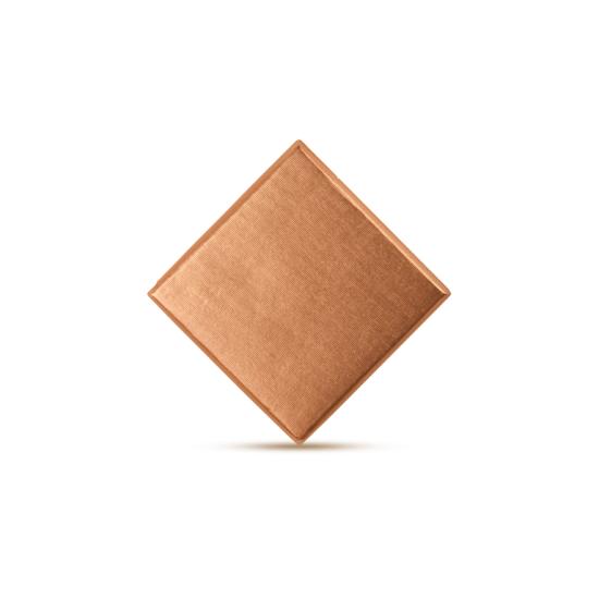 BİTTER KAKAO DESENLİ SARGILI BRONZ KARE MADLEN  2,6KG.