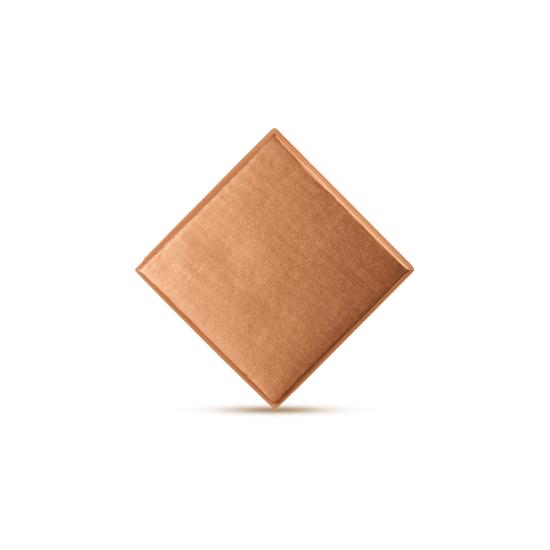 BİTTER KAKAO DESENLİ SARGILI BRONZ KARE MADLEN  2,6KG.