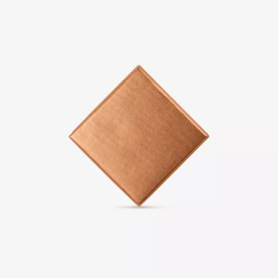 Bitter Kakao Desenli Sargılı Bronz Kare Madlen  2,6Kg.