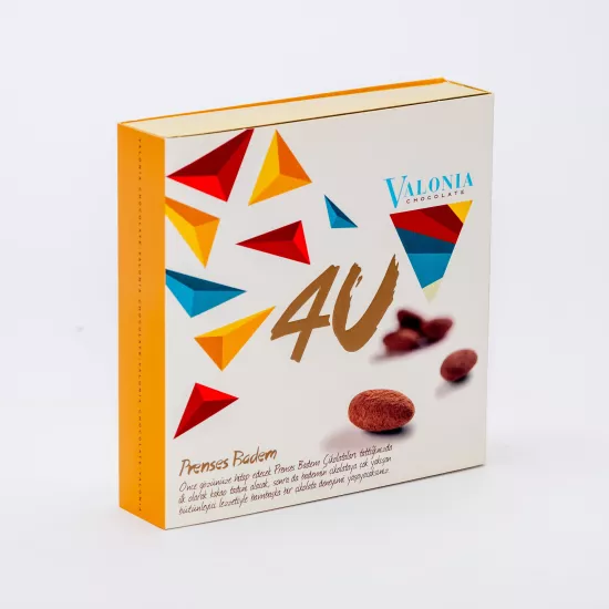 4U PRENSES BADEM ÇİKOLATA  150GR.