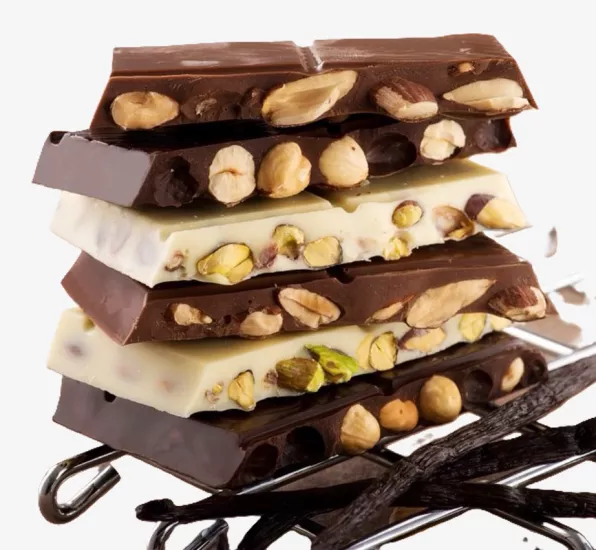 Bademli Beyaz Tabaka  Çikolata  2Kg