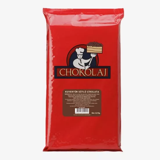 Chokolaj Sütlü Kuvertür  2,5KG