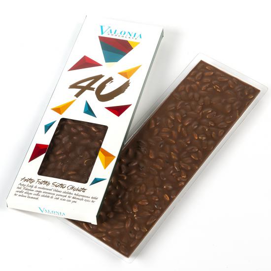 4U SÜTLÜ ANTEP FISTIKLI ÇİKOLATA - 300 gr