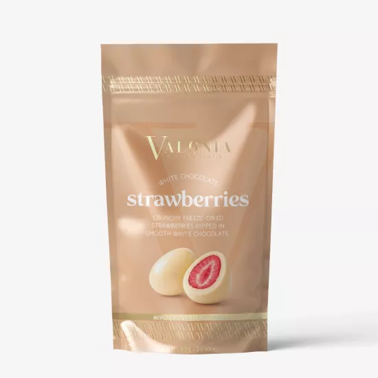 Beyaz Çikolatalı Çilekli Draje 80gr