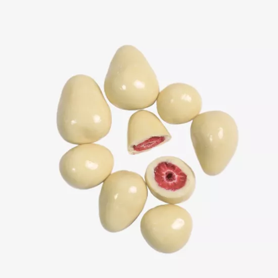 Beyaz Çikolatalı Çilekli Draje 80gr