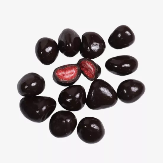 Bitter Çikolatalı Çilekli Draje 80gr