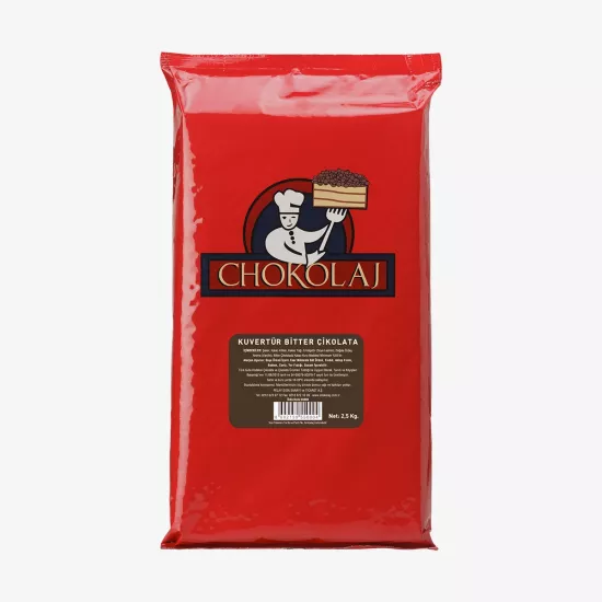 Chokolaj Bitter Kuvertür  2,5KG
