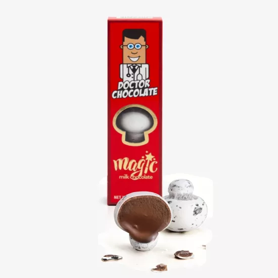 Dr. Chocolate 3’Lü Sütlü Mantar Draje  50Gr.