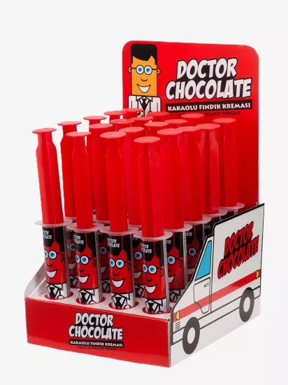 Dr. Chocalate Şırınga Kakaolu Fındık Krema  60Gr.  (1Adet)