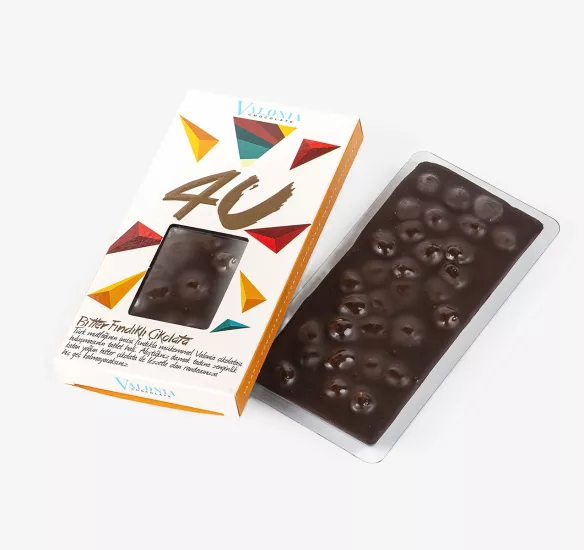 4U Bitter Fındıklı Çikolata  100Gr.