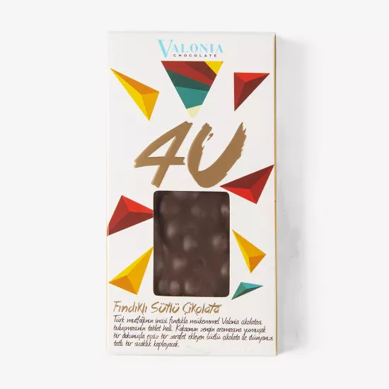 4U Sütlü Fındıklı Çikolata  100Gr.