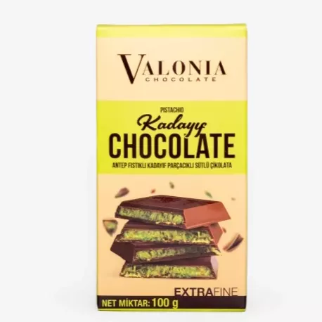 Antepfıstıklı Kadayıf Parç. Sütlü Tab.  100Gr.