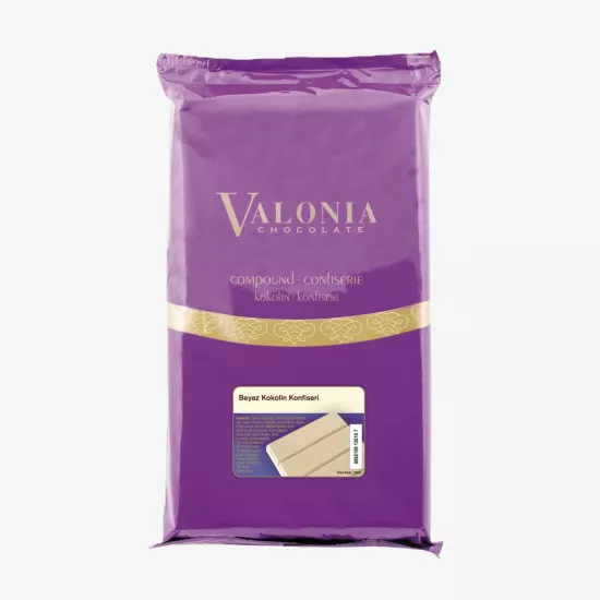 Beyaz Kuvertür Konfiseri  2,5Kg.