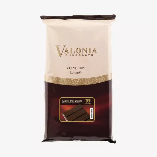 Bitter Kuvertür %55  2,5Kg.